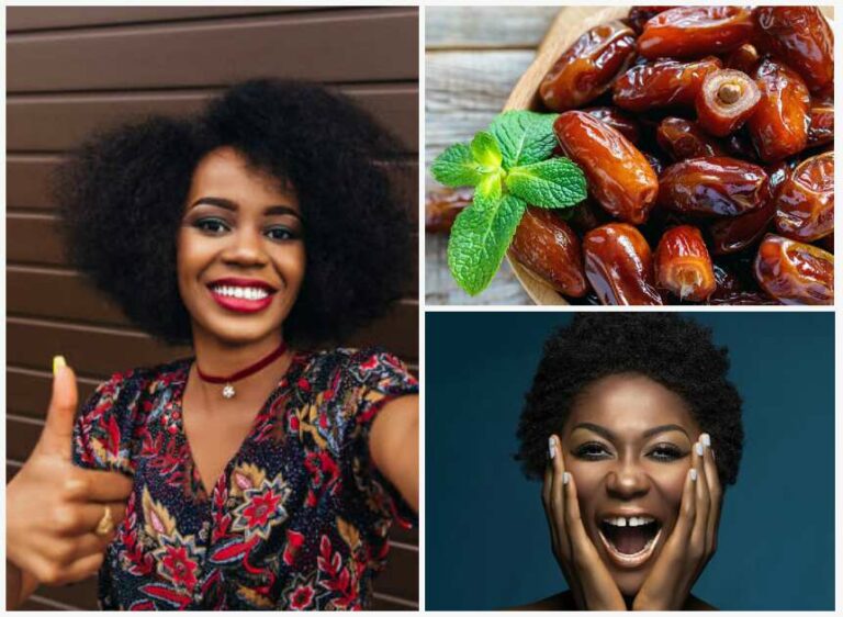 healthy hair with dates